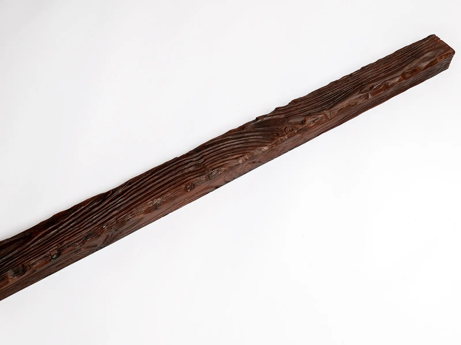 Grindă decorativă rustică, nuanța stejar roșu, 6cmx9cm - EQ007 [4]