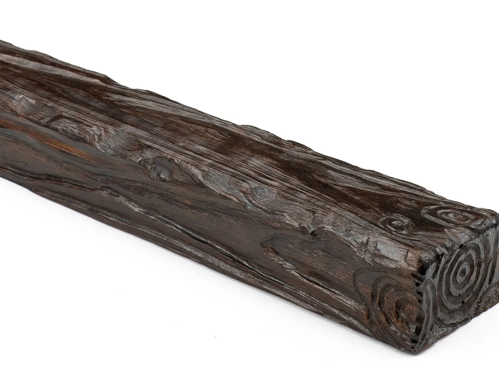 Grindă decorativă rustică, nuanța stejar închis,  6cmx9cm - EQ007 [4]