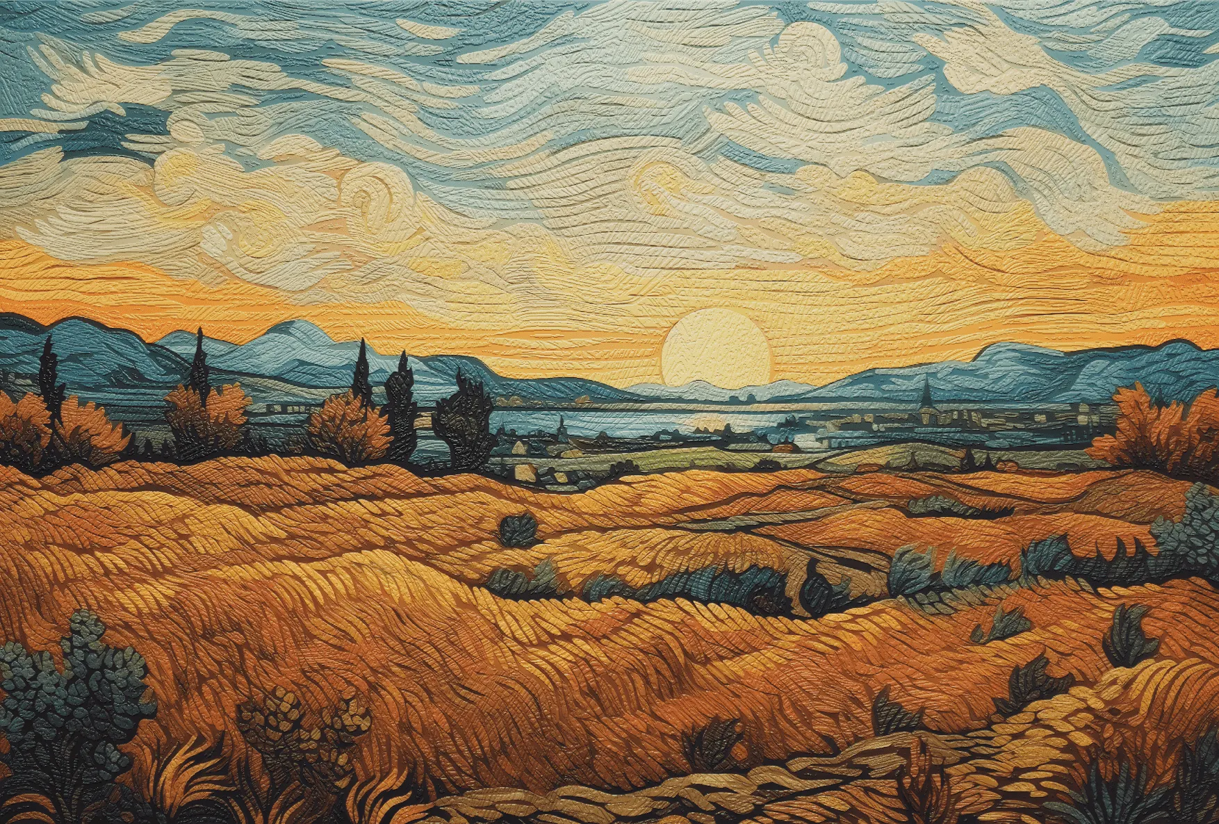 Material textil printat in relief [4]