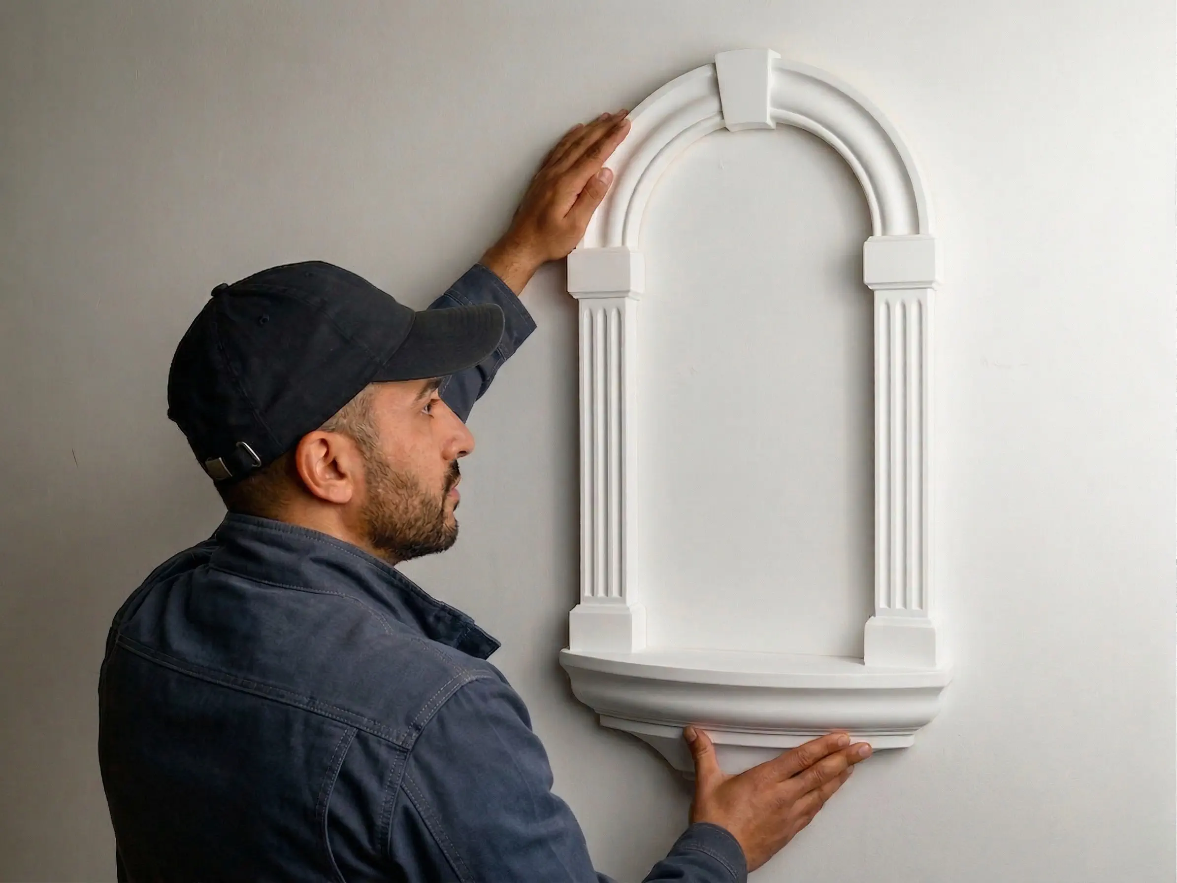 Nisa decorativa din poliuretan, N133, 37.5cm x 76.5cmx 10.5cm [4]