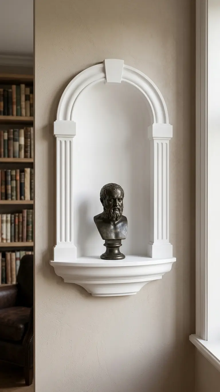 Nisa decorativa din poliuretan, N133A, 37.5cm x 76.5cmx 20cm [2]