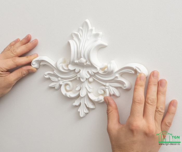 Ornament din poliuretan, Grand Decor,  A 608, 24cmx18.5cmx2.5cm [5]