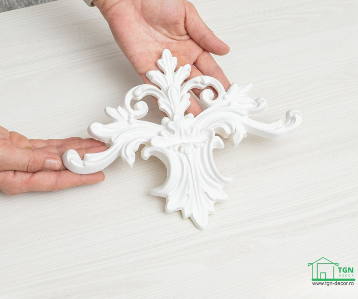 Ornament din poliuretan, Grand Decor,  A 608, 24cmx18.5cmx2.5cm [2]