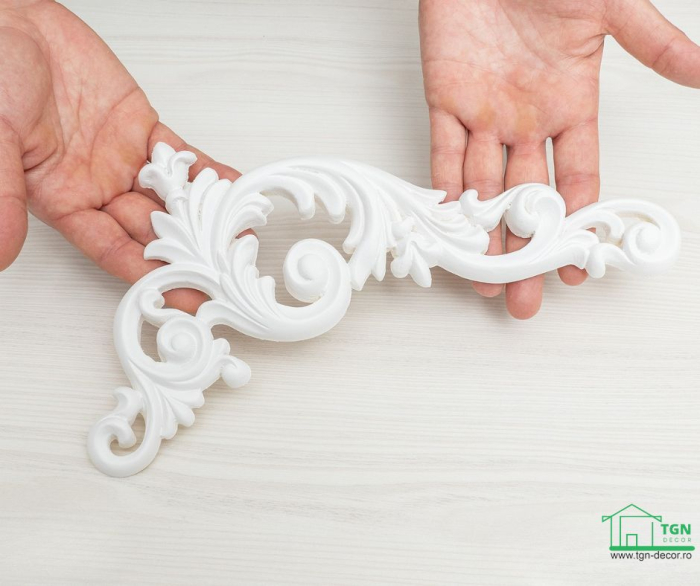 Ornament din poliuretan, Grand Decor,  A 611L, 12.6cmx26cmx1.5cm [5]