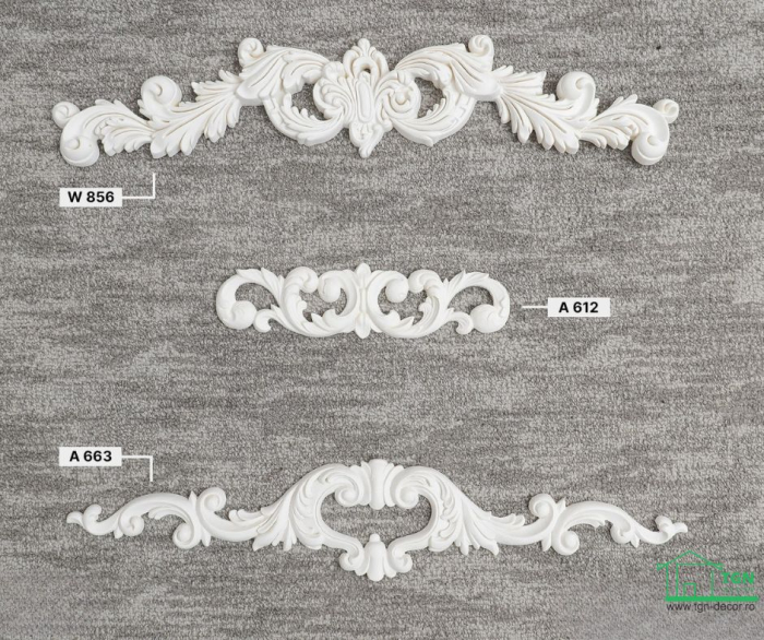 Ornament din poliuretan, Grand Decor,  A 612, 29.6cmx7.3cmx1.4cm [7]