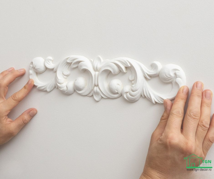 Ornament din poliuretan, Grand Decor,  A 612, 29.6cmx7.3cmx1.4cm [5]