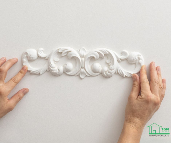 Ornament din poliuretan, Grand Decor,  A 612, 29.6cmx7.3cmx1.4cm [4]