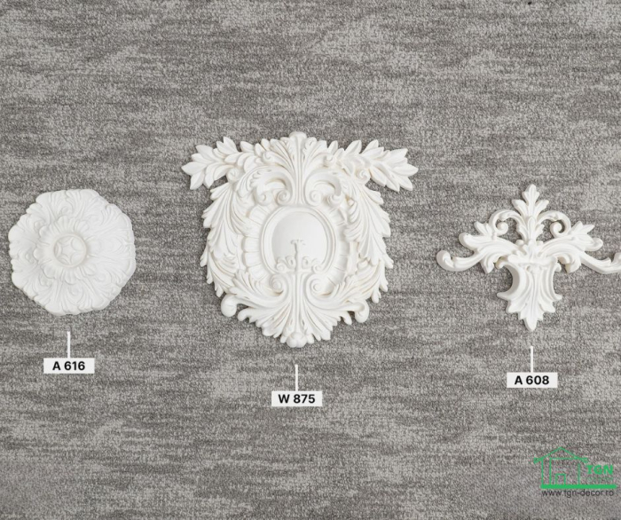 Ornament din poliuretan, Grand Decor,  A 616, 16.5cmx16.5cmx2.5cm [12]