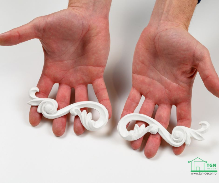 Ornament din poliuretan, Grand Decor,  A 620R, 4cmx12.5cmx0.9cm [3]