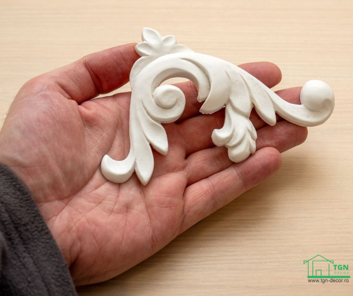 Ornament din poliuretan, Grand Decor,  A 639L, 9.5cmx12.4cmx1.3cm [5]
