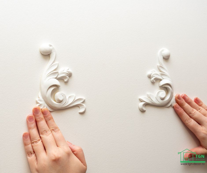 Ornament din poliuretan, Grand Decor,  A 639L, 9.5cmx12.4cmx1.3cm [7]