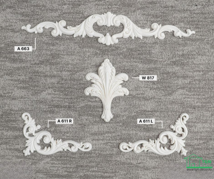 Ornament din poliuretan, Grand Decor,  W 817, 22.5cmx15.9cmx2cm [8]