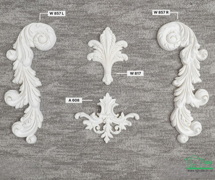 Ornament din poliuretan, Grand Decor,  W 817, 22.5cmx15.9cmx2cm [7]