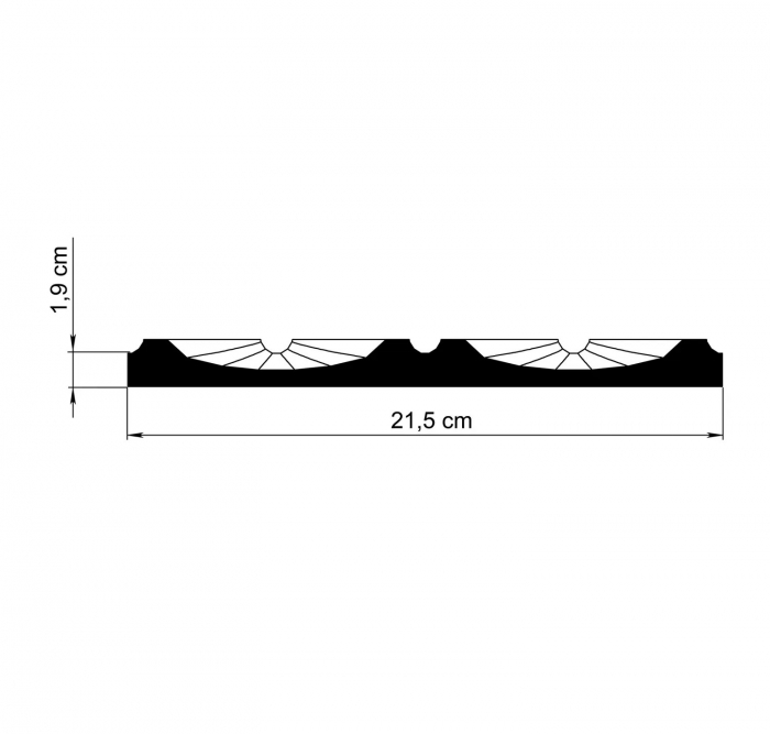 Panou W374, 21.5cm x280cm x1.7cm [9]