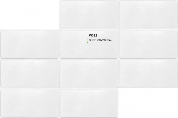 Panou W322, 29.6cm x59.2cm x2.3cm [5]