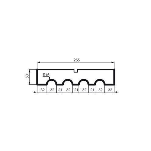 Pilastru PC 101 , 25.5cm x 5cm x 200cm [3]