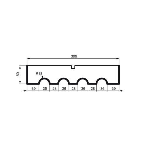 Pilastru PC 102 , 30.5cm x 6cm x 200cm [2]