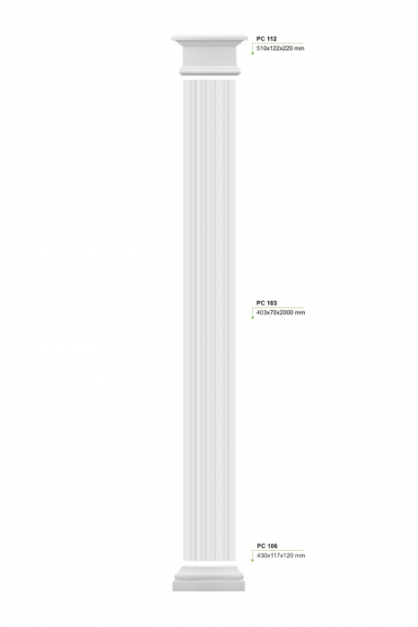 Pilastru PC 103 , 40.5cm x 7cm x 200cm [8]
