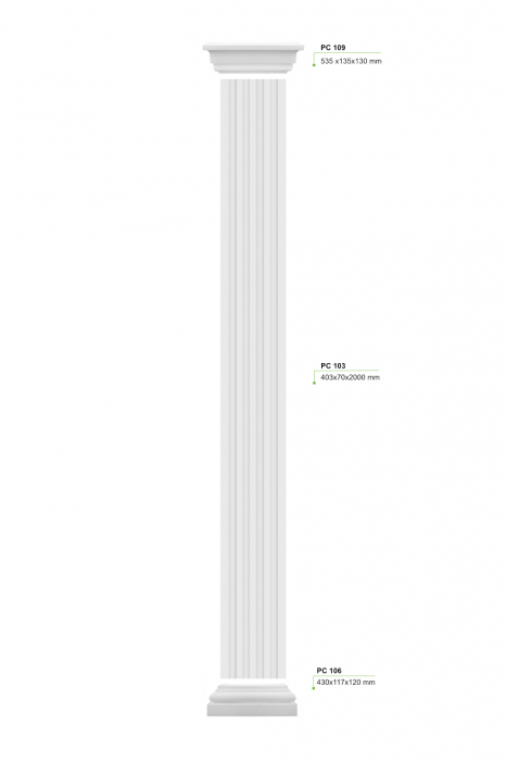 Pilastru PC 103 , 40.5cm x 7cm x 200cm [6]
