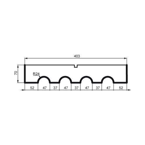 Pilastru PC 103 , 40.5cm x 7cm x 200cm [2]