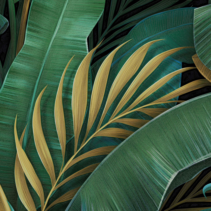 Decor "Frunze Bananier, în relief " [2]