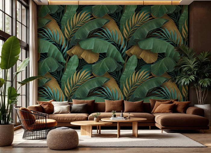 Decor "Frunze Bananier, în relief " [3]