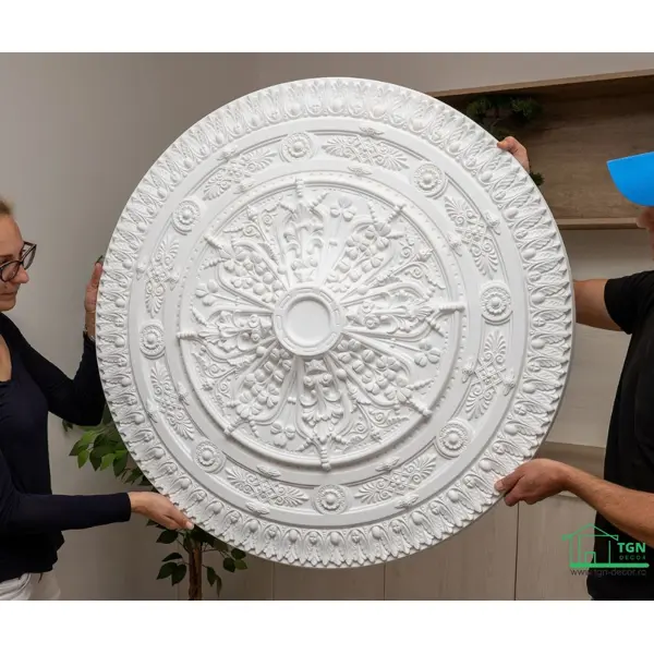 Rozeta decorativa tavan din poliuretan, diametru 96.8 cm - R102 [3]