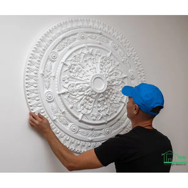 Rozeta decorativa tavan din poliuretan, diametru 96.8 cm - R102 [2]