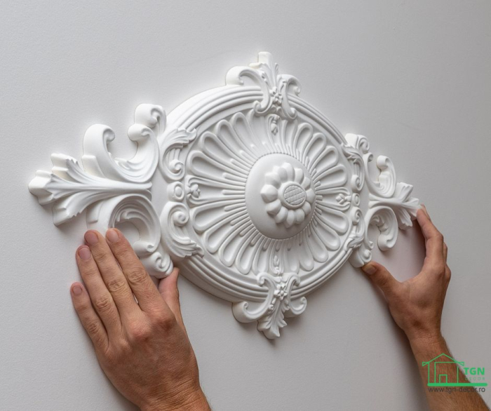 Rozeta din poliuretan, Grand Decor, R 114, 60cmx31.5cm [7]