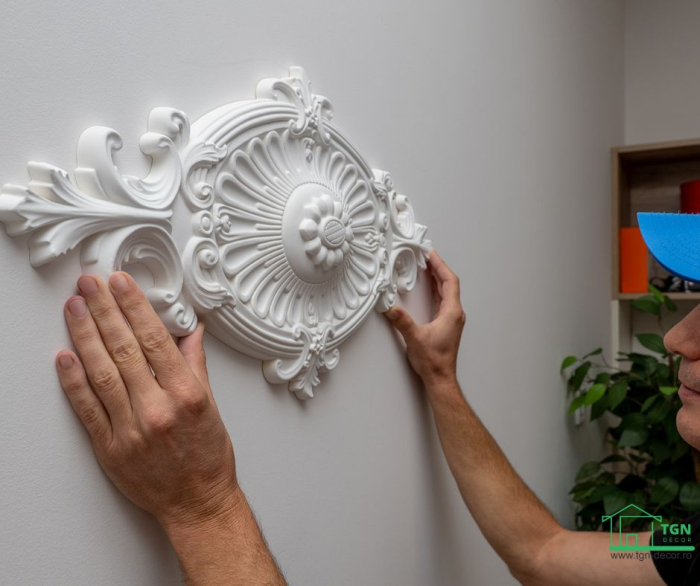 Rozeta din poliuretan, Grand Decor, R 114, 60cmx31.5cm [8]