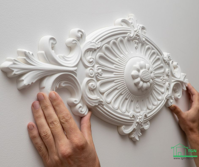 Rozeta din poliuretan, Grand Decor, R 114, 60cmx31.5cm [9]