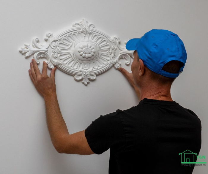 Rozeta din poliuretan, Grand Decor, R 114, 60cmx31.5cm [6]