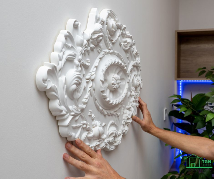 Rozeta din poliuretan, Grand Decor, R 119, 80cmx50cm [5]