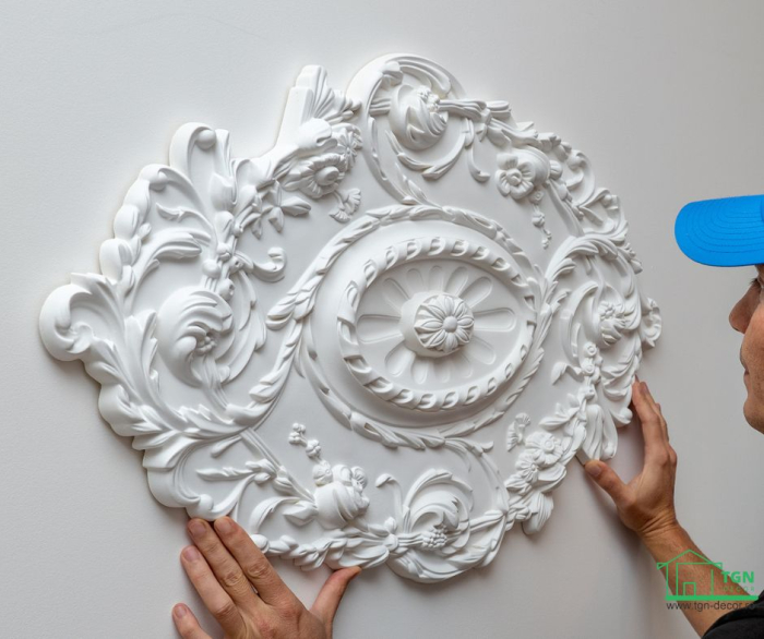 Rozeta din poliuretan, Grand Decor, R 119, 80cmx50cm [6]