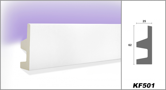 Scafa luminoasa - brau din poliuretan,Tesori F, KF501, 6.2cmx2.5cmx200cm [5]