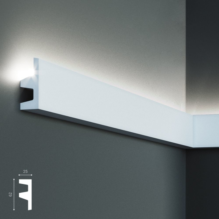 Scafa luminoasa - brau din poliuretan,Tesori F, KF501, 6.2cmx2.5cmx200cm [7]