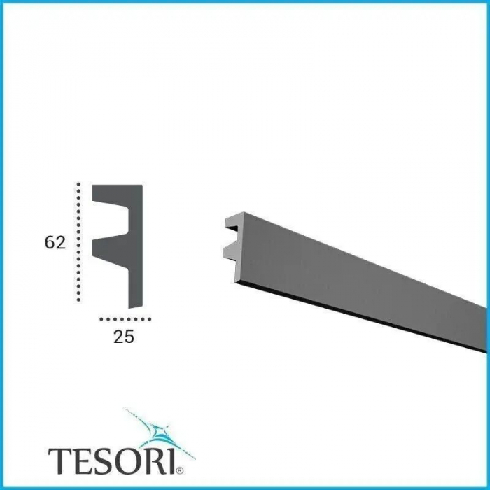 Scafa luminoasa - brau din poliuretan,Tesori F, KF501, 6.2cmx2.5cmx200cm [3]