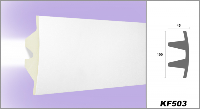 Scafa luminoasa - brau din poliuretan,Tesori F, KF503, 10cmx4.5cmx200cm [6]