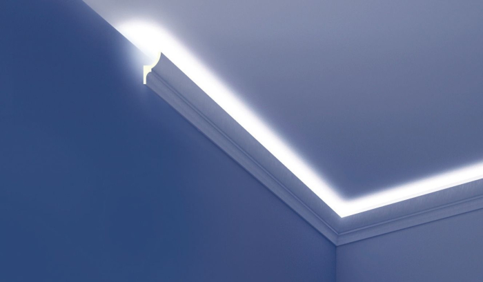 Scafa luminoasa - cornisa din poliuretan,Tesori F, KF701, 7cmx4cmx200cm [7]