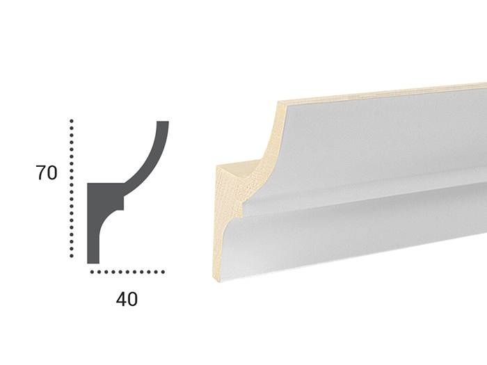 Scafa luminoasa - cornisa din poliuretan,Tesori F, KF701, 7cmx4cmx200cm [8]