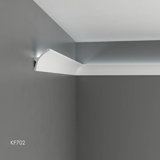 Scafa luminoasa - cornisa din poliuretan,Tesori F, KF702, 8 cmx6cmx200cm [5]