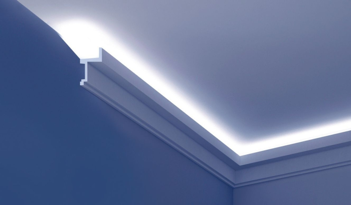 Scafa luminoasa - cornisa din poliuretan,Tesori F, KF705, 11.1cmx6cmx200cm [7]
