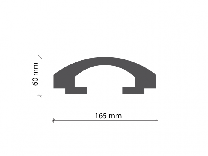 Scafa luminoasa - Tesori D, incastrata in tavan KD 113  16.5cm x6cm x115cm [2]