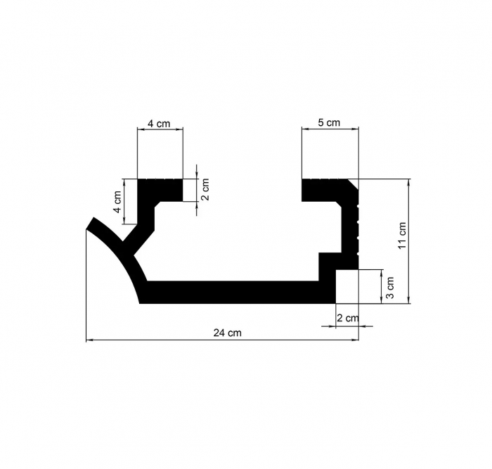 Scafa luminoasa ,Tesori D, KD410 11cmx24cmx115cm [5]