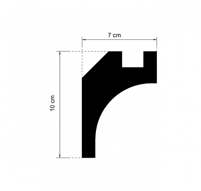 Scafa luminoasa - Tesori D, KD412, 10cm x7cm x115cm [4]