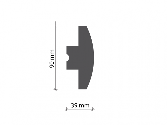 Scafa luminoasa - Tesori D, KD505, 9cm x3.9cm x115cm [2]