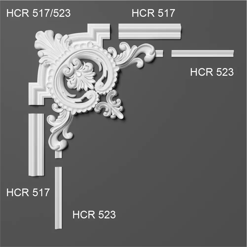 Set chenar decorativ perete - model HCR 517/523 [3]