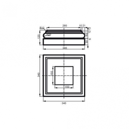 Baza pentru coloana, LC 113-3F [1]