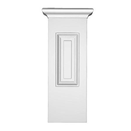 Pilastri poliuretan - Baza pilastru, Grand Decor, PL 266, 28.8cmx64cmx6cm