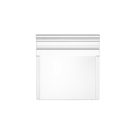 Pilastri poliuretan - Baza pilastru, Grand Decor, PL 271, 25.5cmx24.7cmx3.6cm